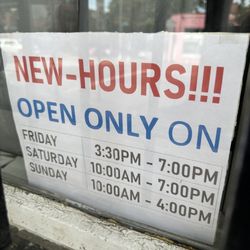 Mohamed's Barber Shop - New hours: Friday 3:30 pm - 7 pm Saturday 10 am - 7 pm Sunday 10 am - 4 pm