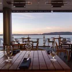 Water's Table - Sunset patio seating