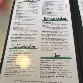101 Cafe - Lunch - American Near Me - Oceanside, California