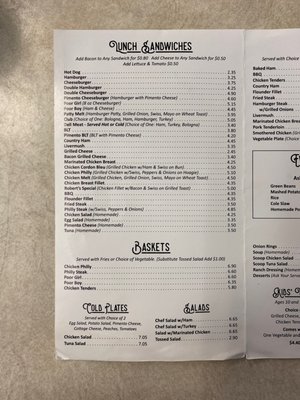 Menu photo 2 Callahan's Cafe Newton, NC Menu photo 2 Callahan's Cafe Newton, NC