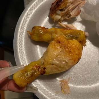 El Pollo Loco - 2 3pc Leg & Thigh Fire-Grilled Chicken Combo undone - Fast Food Near Me - Covina, California
