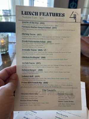 Menu photo 1 Gallery 41 Water’s Edge Grill Corpus Christi, TX