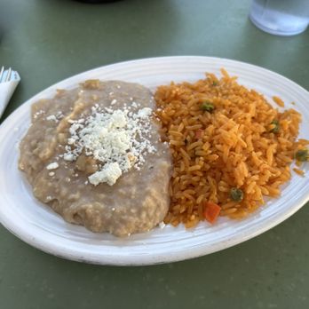 Vallarta Prime - side of beans and rice - Tacos Near Me - Sacramento, California