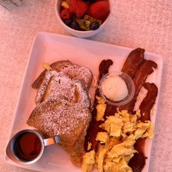 The Patio Cafe - Texas-Style French Toast Fresh Fruit  2 Farm Fresh Cage-Free Eggs