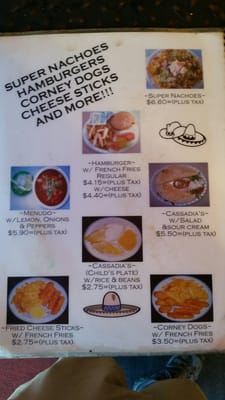 Menu photo 5 DOS Amigos Taqueriera Fort Worth, TX