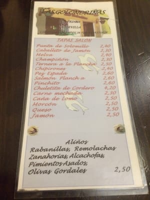 Menu photo 7 Las Golondrinas Seville, SE Menu photo 7 Las Golondrinas Seville, SE
