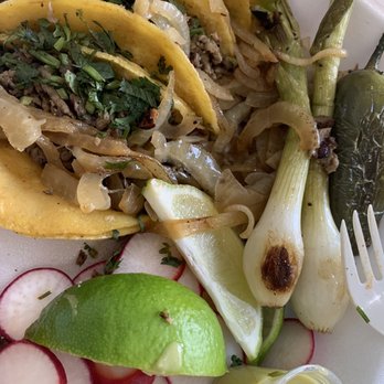 Los Vecinos - Mini tacos. Soo good I ate two then remembered to take a pic. - Street Vendors Near Me - San Antonio, Texas