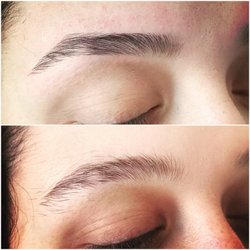 Eyebrow Shaping By Marina Z - Before. After