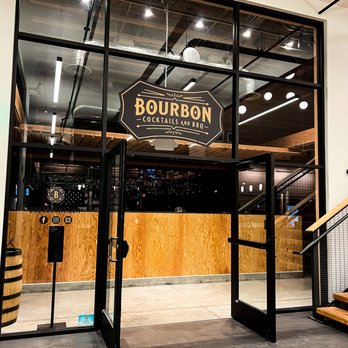 Bourbon - the entrance to the bourbon lounge - Barbeque Near Me - Bozeman, Montana