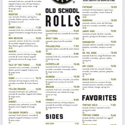Sushi Freak Menu