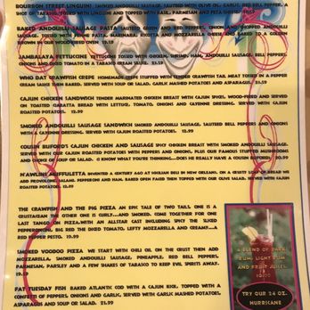 Frugatti's - The Mardi Gras menu that was offered. Sort of hard to read, but everything on here sounds delicious. Not sure how long this will last! - Italian Near Me - Bakersfield, California Frugatti's - The Mardi Gras menu that was offered. Sort of hard to read, but everything on here sounds delicious. Not sure how long this will last! - Italian Near Me - Bakersfield, California