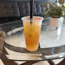 Ginger lemon honey oolong tea