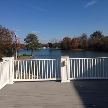 The Oaks Waterfront Hotel - Second story balcony view. - Hotels Near Me - Easton, Maryland