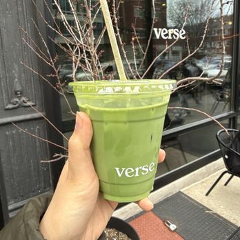Verse - Earl Grey Lavender Matcha Latte - Cafes Near Me - Astoria, New York