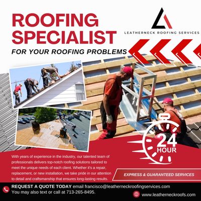 Leatherneck Roofing Services Logo