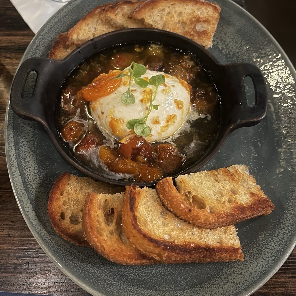 Bosscat Kitchen & Libations - Burrata and tomato jam appetizer - Bars Near Me - Orange, California