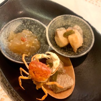 Yui Edomae Sushi - Tried jellyfish for the first time, and that crab is not just a garnish! - Japanese Near Me - Las Vegas, Nevada Yui Edomae Sushi - Tried jellyfish for the first time, and that crab is not just a garnish! - Japanese Near Me - Las Vegas, Nevada