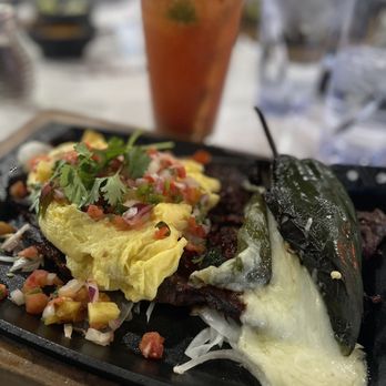 Kalaveras - Adobado steak and eggs - Bars Near Me - Moreno Valley, California