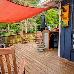 Outdoor seating area