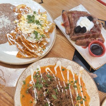 Antojitos Cocina Mexicana - NEW Brunch items: Chilaquiles, Churro French Toast, Potato Cake IG: @ammysalamii - Bars Near Me - Universal City, California Antojitos Cocina Mexicana - NEW Brunch items: Chilaquiles, Churro French Toast, Potato Cake IG: @ammysalamii - Bars Near Me - Universal City, California