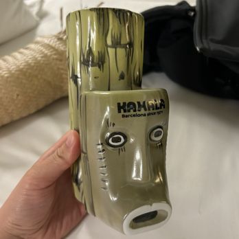 Kahala - Purchased a Souvenir mug to remember the trip - Tiki Bars Near Me - Barcelona, B Kahala - Purchased a Souvenir mug to remember the trip - Tiki Bars Near Me - Barcelona, B