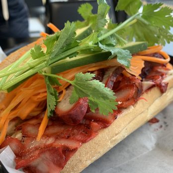 Bun Mee Phan - a sandwich with meat and vegetables - Vietnamese Near Me - Kansas City, Missouri