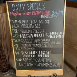 Mundos Latin Kitchen & Bar - Daily Specials 8/2023