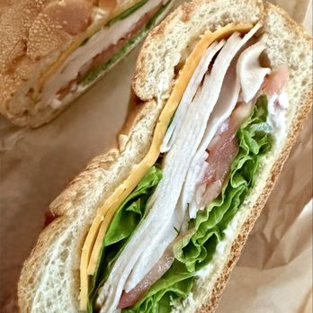 Manhattan Bagel - Turkey and Cheddar - Breakfast & Brunch Near Me - Wharton, New Jersey Manhattan Bagel - Turkey and Cheddar - Breakfast & Brunch Near Me - Wharton, New Jersey