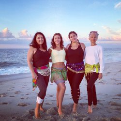Mermaid Retreat early sunrise bellydance lesson