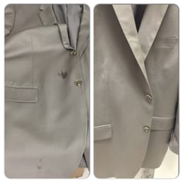 Before: Noticeable grease stain. After: NO grease stain!! Before: Noticeable grease stain. After: NO grease stain!!