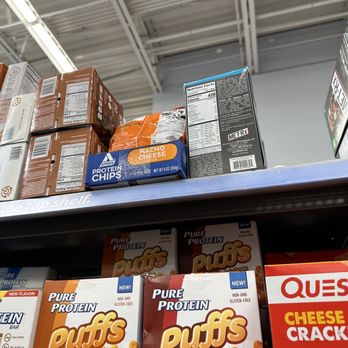 Walmart Supercenter - boxes of puffs and cheese crackers on a shelf - Grocery Near Me - Kerman, California Walmart Supercenter - boxes of puffs and cheese crackers on a shelf - Grocery Near Me - Kerman, California