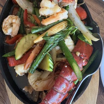AT Thai Kitchen - Ocean in Love special with lobster, shrimp and scallops - Thai Near Me - Folsom, California