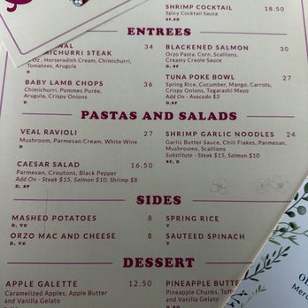 Ciel Downtown - Cherry Blossom Menu - Tapas/Small Plates Near Me - Washington, DC, District of Columbia