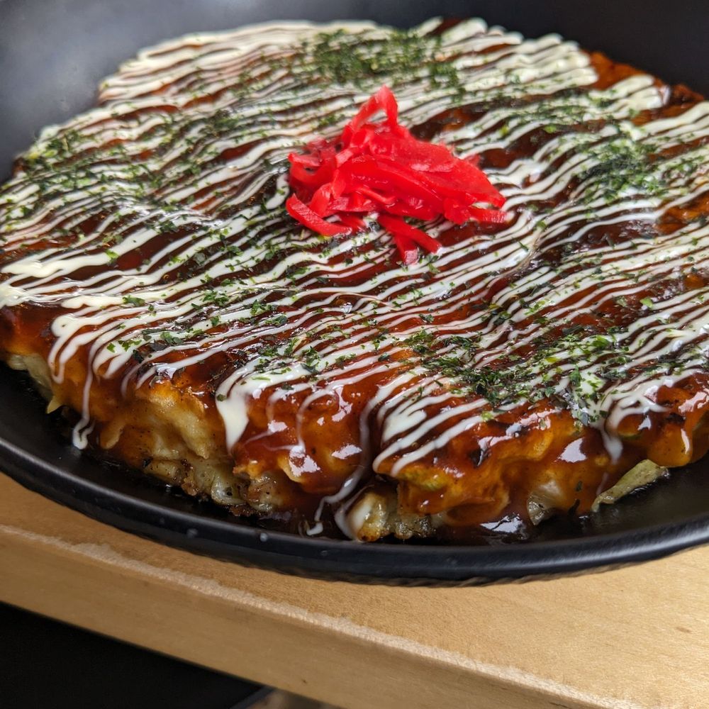 Don Express - Okonomiyaki with chicken - Ramen Near Me - Winston-salem, North Carolina