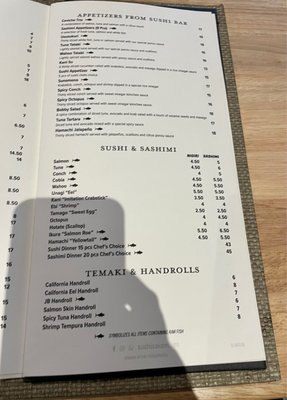 Menu photo 8 Sushi Sake Winter Park Winter Park, FL Menu photo 8 Sushi Sake Winter Park Winter Park, FL