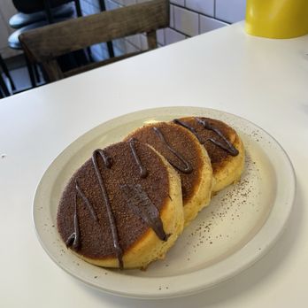 Cafe Weekend - Chocolate Chip Pancakes - Breakfast & Brunch Near Me - Allston, Massachusetts Cafe Weekend - Chocolate Chip Pancakes - Breakfast & Brunch Near Me - Allston, Massachusetts