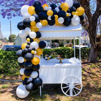 Grace And Confetti - Organic 16' garland and dessert cart rental - Party & Event Planning Near Me
