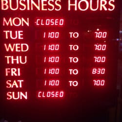 Haven & Hull - Summer hours