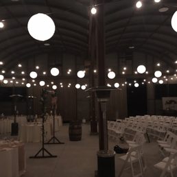 Venue all setup ready to go.