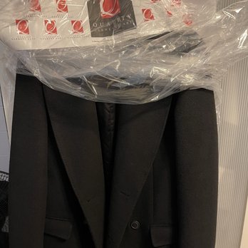 Boulevard Cleaners - My peacoat that was cleaned and shaved of lint - Laundry Services Near Me - West Covina, California