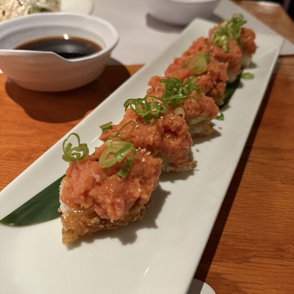 Spicy Tuna on Rice Cake Spicy Tuna on Rice Cake