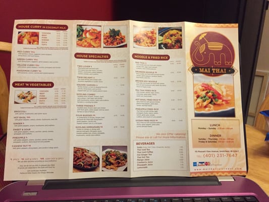 Menu photo 5 Mai Thai Cuisine Smithfield, RI Menu photo 5 Mai Thai Cuisine Smithfield, RI