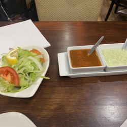Lahore Eastcote - Sauces and dips with complementary side salad