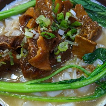 Local Cafe - Beef stew noodle with thick rice noodles - Chinese Near Me - Fremont, California