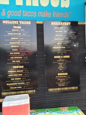 Menu photo 5 Mellizoz Tacos Austin, TX