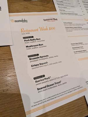 Menu photo 4 Momofuku Las Vegas, NV