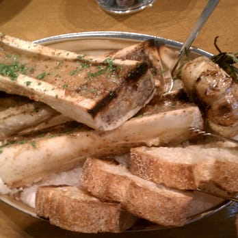 Blue Duck Tavern - O M G - the bone marrow with toast and roasted garlic (spreads like butter) - New American Near Me - Washington, DC, District of Columbia