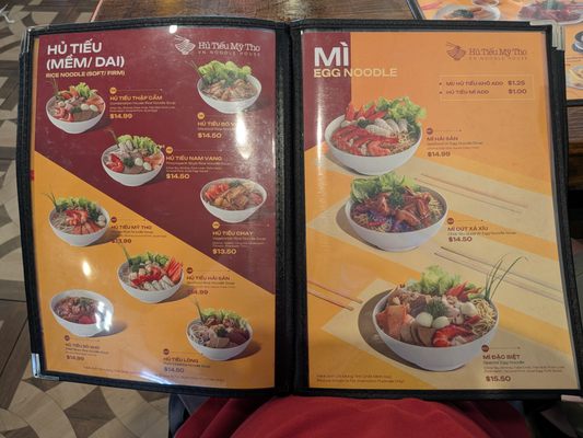 Menu photo 4 Hu Tieu My Tho Norcross, GA