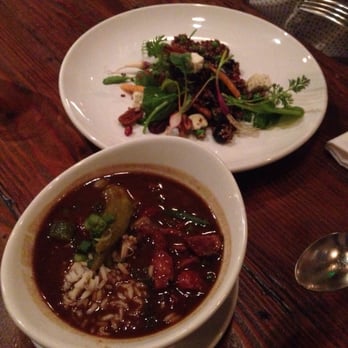 Cured - Salty gumbo, small portions on cured meat plate, but good steak frites. Our meal with one can of PBR came to $100. - Cocktail Bars Near Me - San Antonio, Texas