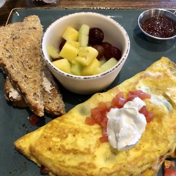 First Watch - My delicious omelet. Look at the size of that omelet. I had it for two meals. - Cafes Near Me - Gaithersburg, Maryland